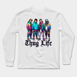 THUG LIFE GOLDEN GIRLS BLACK ART Long Sleeve T-Shirt